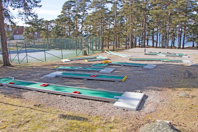 Nya minigolfbanan Minigolfbana